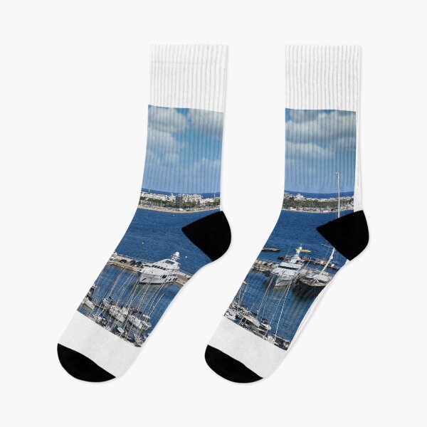 Item preview, Port with yachts in Cannes France summertime  designed and sold by goceris.