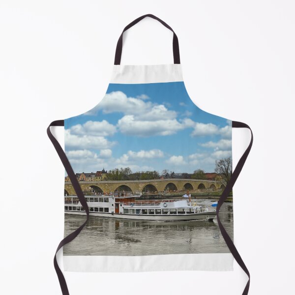Item preview, a tourist boat sails on the Danube Regensburg Germany designed and sold by goceris.