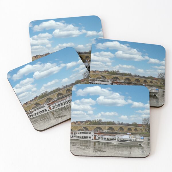 Item preview, a tourist boat sails on the Danube Regensburg Germany designed and sold by goceris.