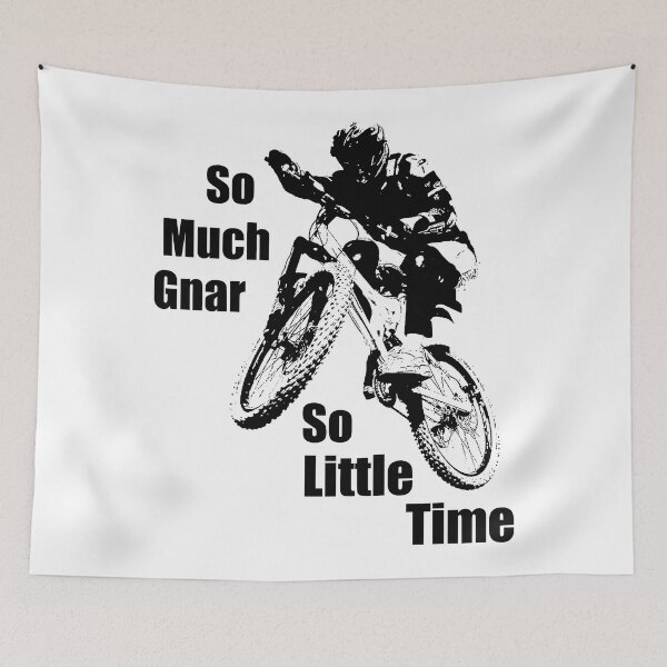 Item preview, So Much Gnar So Little Time Mountain Bike designed and sold by Esskay Designs.