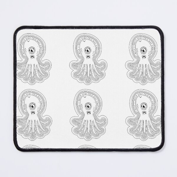 Item preview, Frightened Rabbit Squid “I Wish I Could Stay This Way Forever” Black & White designed and sold by SentABear.