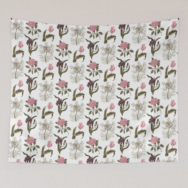 Item preview, Vintage Garden Flowers designed and sold by AntiqueImages.