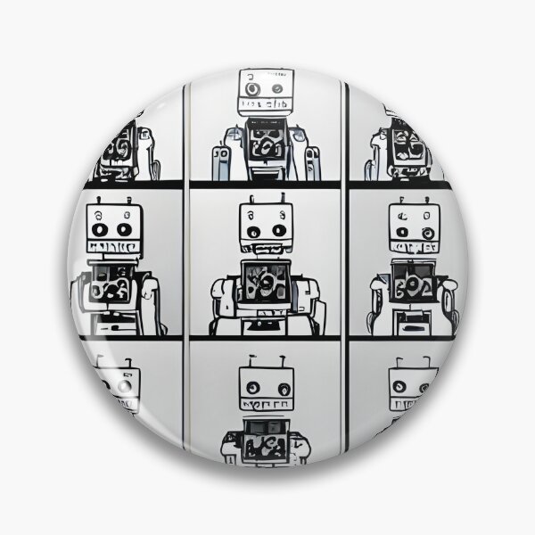 Item preview, Robot in the style of famous art. designed and sold by CRAFTER-MEDIA.
