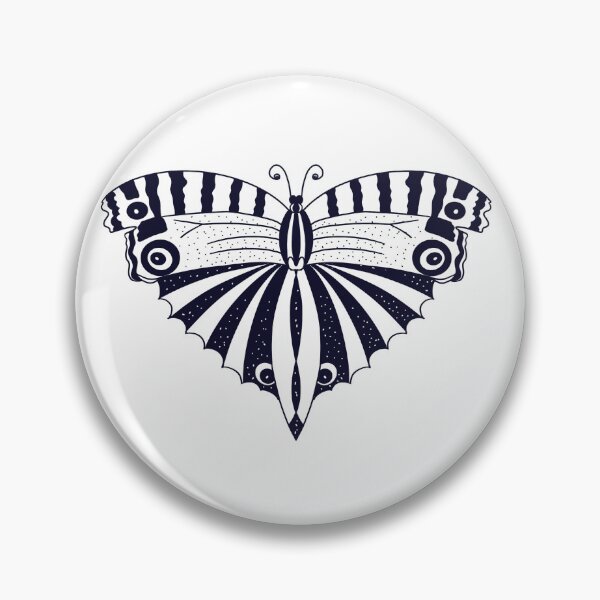 Artikelvorschau, Schmetterling Schwarz-Weiß-Doodle entworfen und verkauft von Daizydrawshop.