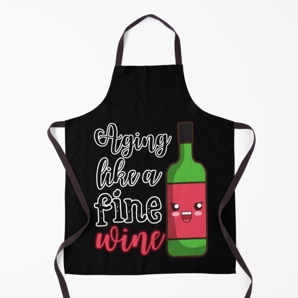Item preview, Aging like a fine wine, cute wine bottle designed and sold by Drzamag.