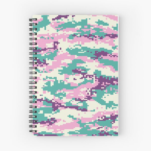 Item preview, Pink and green camouflage seamless pattern designed and sold by RubyCollection.