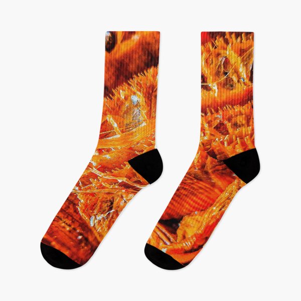 Item preview, Fibers from a cut banana stump trunk in golden orange XL designed and sold by kall3bu.