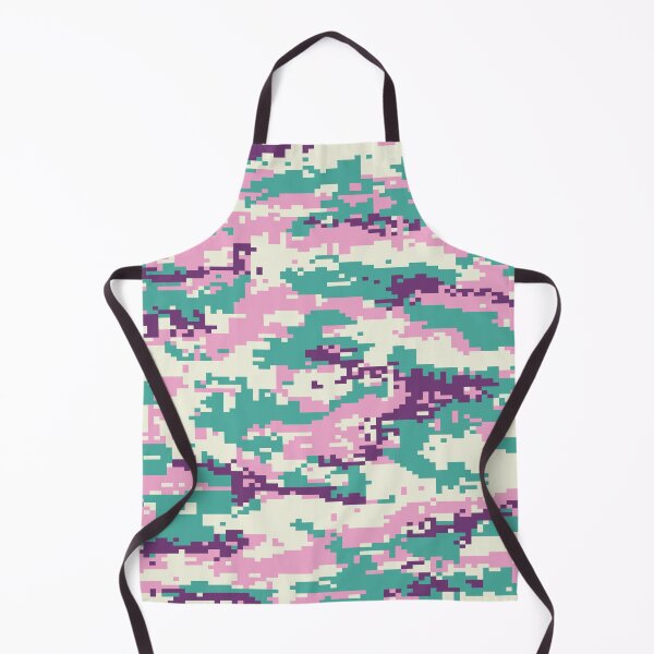 Item preview, Pink and green camouflage seamless pattern designed and sold by RubyCollection.