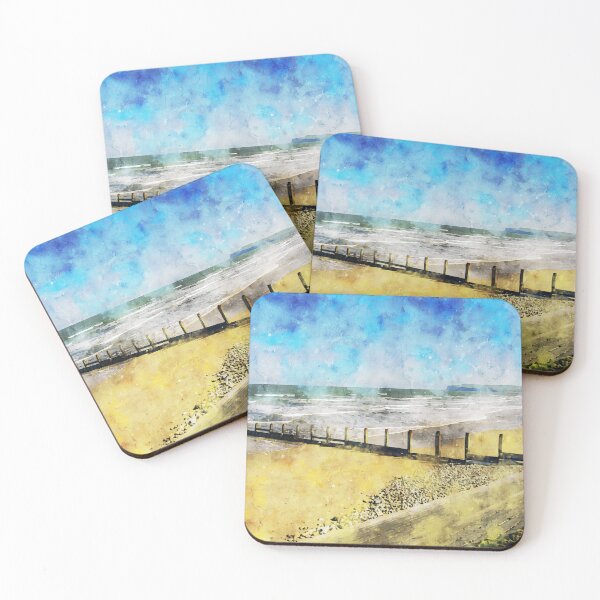 Item preview, Redcar Beach - Watercolour designed and sold by MichaelBShannon.