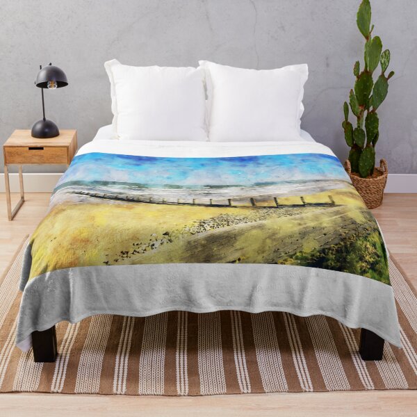 Item preview, Redcar Beach - Watercolour designed and sold by MichaelBShannon.