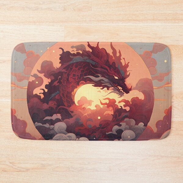 Item preview, The dragon that looks down on everything designed and sold by Cahlie Li.