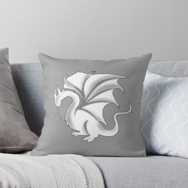 Item preview, Black & White Pendragon Dragon Sigil designed and sold by SentABear.
