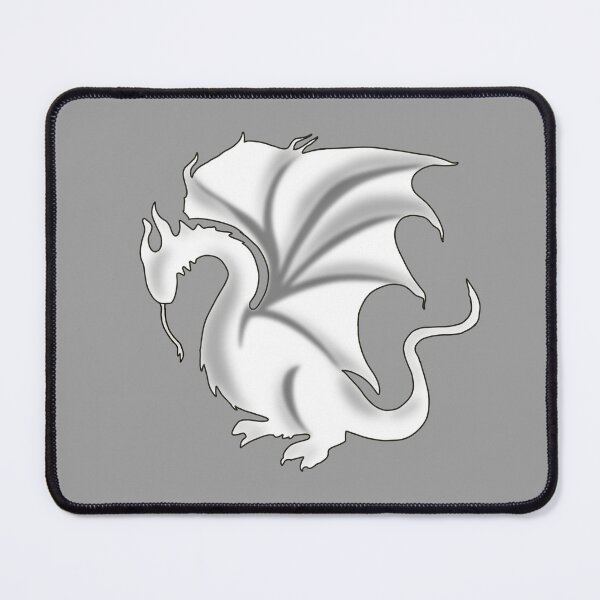 Item preview, Black & White Pendragon Dragon Sigil designed and sold by SentABear.