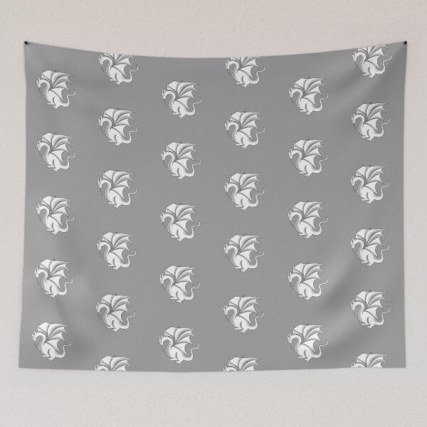 Item preview, Black & White Pendragon Dragon Sigil designed and sold by SentABear.