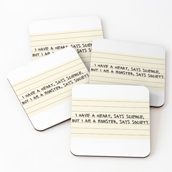 Item preview, "I have a heart, says science, but I am a monster, says society." Juliette Ferrars Shatter Me designed and sold by awe-someA.