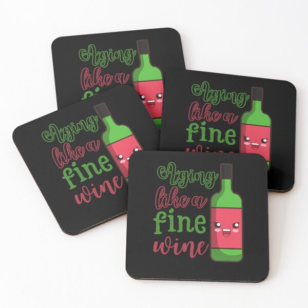 Item preview, Aging like a fine wine, cute wine bottle designed and sold by Drzamag.