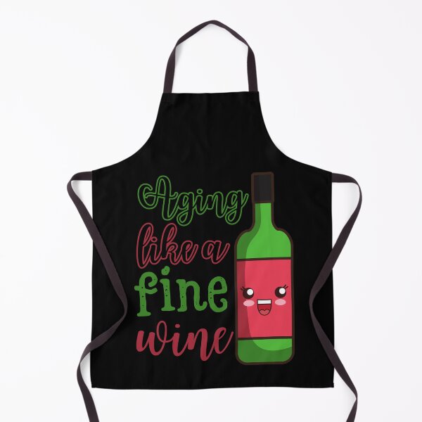 Item preview, Aging like a fine wine, cute wine bottle designed and sold by Drzamag.