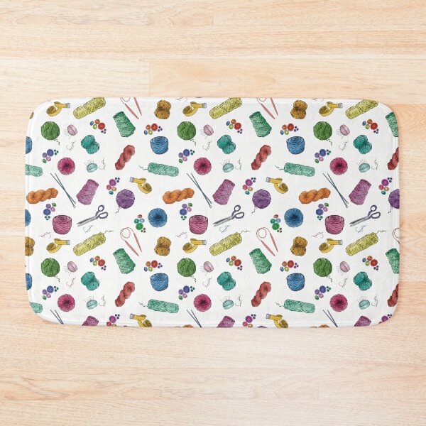 Item preview, A Knitter’s Guide to Life (White) designed and sold by artbymandymeow.