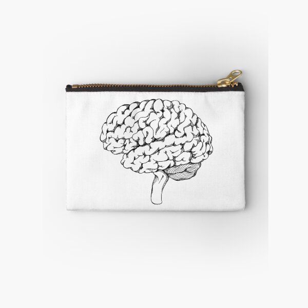 Item preview, Anatomical ink drawing of the human brain designed and sold by SophsSketchpad.