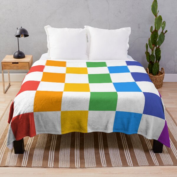 Item preview, Rainbow Checkerboard designed and sold by Pattrenonly.
