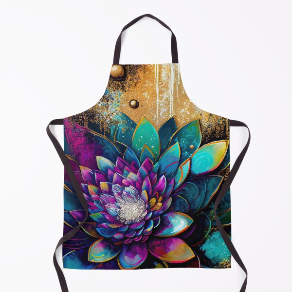 Item preview, A Fusion of Pointillism and Alcohol Ink Painting: Colorful Flowers in Mosaic designed and sold by Piotrek0001.