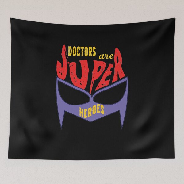 Item preview, Doctors Are Super Heroes Essential T-Shirt, designed and sold by PODgraphics.