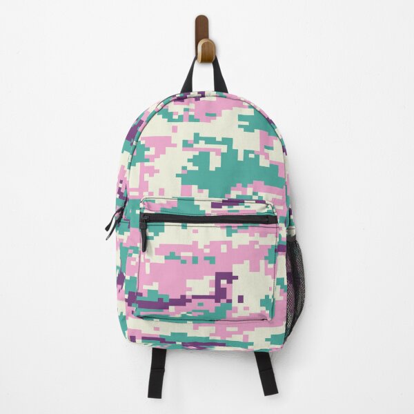 Item preview, Pink and green camouflage seamless pattern designed and sold by RubyCollection.