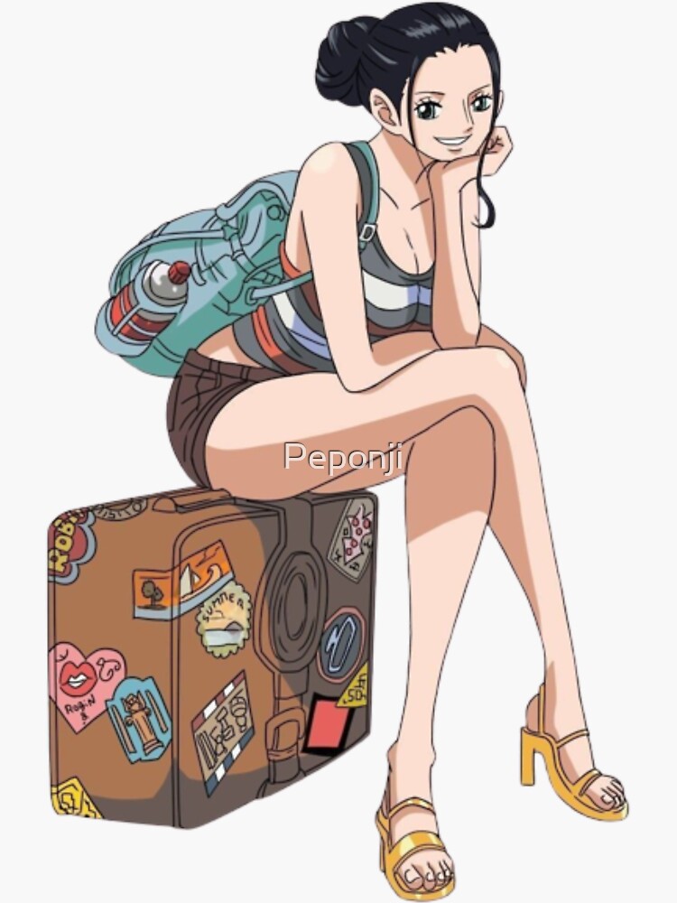 Nico Robin - Thanks for Relying on me Sticker for Sale by Mel-le