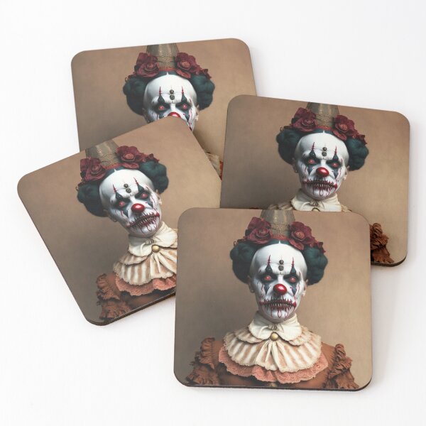 Item preview, Scary Female Victorian Nightmare Clown designed and sold by KALEIDOSCOPE UK.