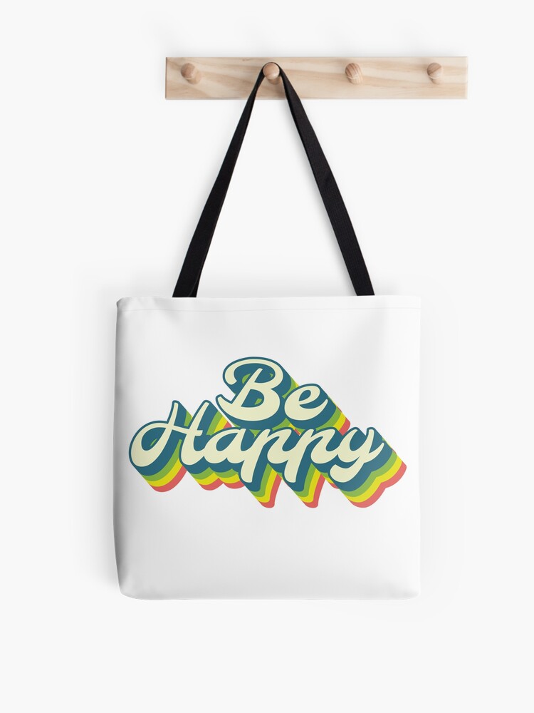 Be Happy Rainbow Tote