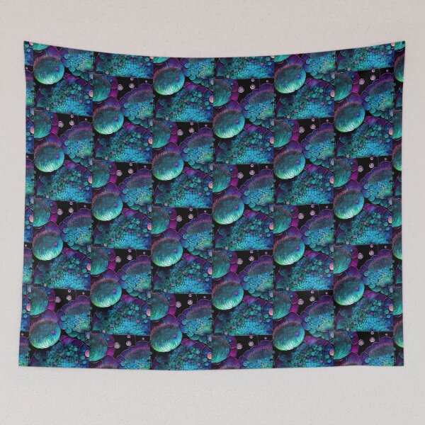 Item preview, A Fusion of Pointillism and Alcohol Ink Painting: Colorful Flowers in Mosaic designed and sold by Piotrek0001.