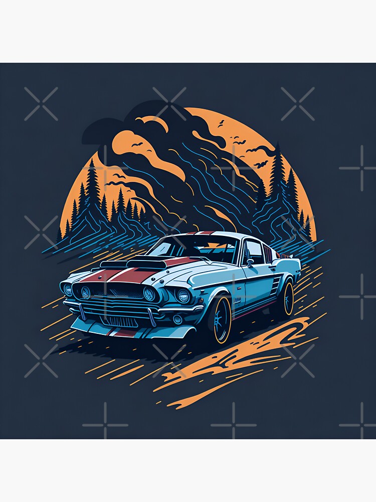 Ford MUSTANG Miami Vibes T-Shirt