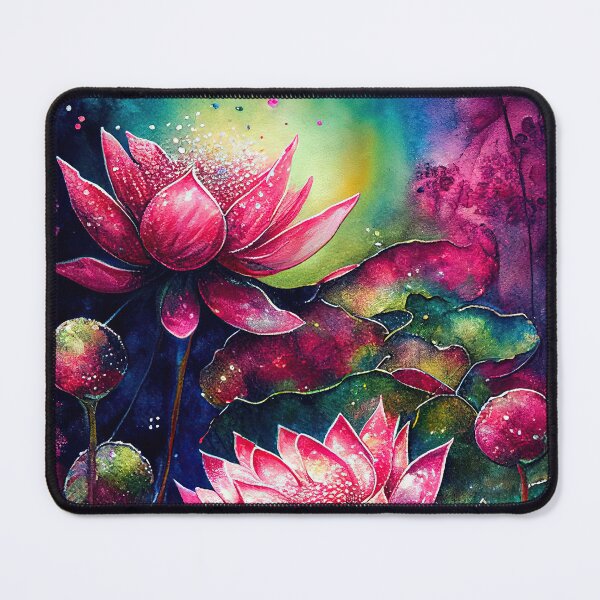 Item preview, A Fusion of Pointillism and Alcohol Ink Painting: Colorful Flowers in Mosaic designed and sold by Piotrek0001.