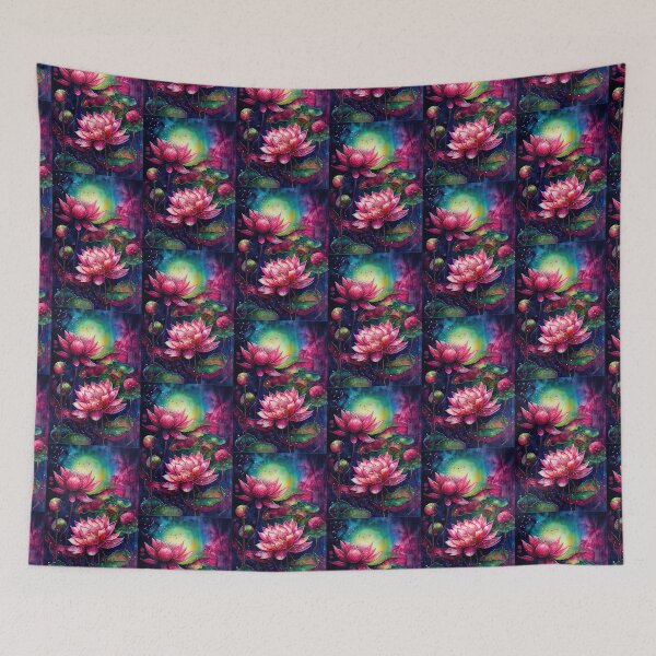 Item preview, A Fusion of Pointillism and Alcohol Ink Painting: Colorful Flowers in Mosaic designed and sold by Piotrek0001.