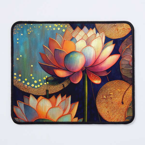 Item preview, A Fusion of Pointillism and Alcohol Ink Painting: Colorful Flowers in Mosaic designed and sold by Piotrek0001.