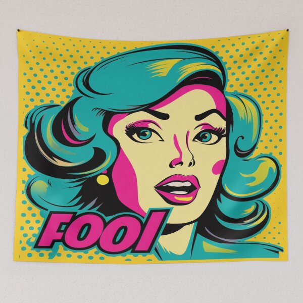 Item preview, April Fool Spiralution, Fun Pop-art style, quirky, bold, colorful designed and sold by Spiralution.