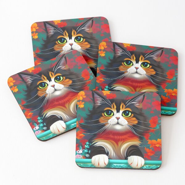 Item preview, Un gato decorativo brillante. designed and sold by TatianaAltati.