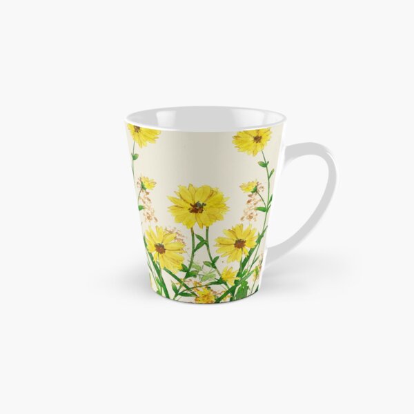 Yellow Wildflowers Tall Mug