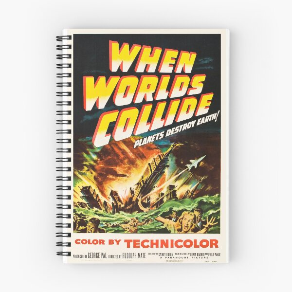 Item preview, When Worlds Collide Retro Poster designed and sold by JoeBensonDesign.