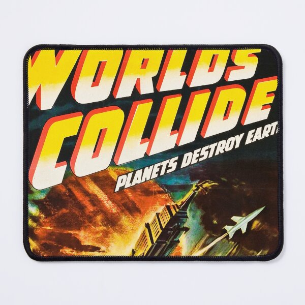 Item preview, When Worlds Collide Retro Poster designed and sold by JoeBensonDesign.
