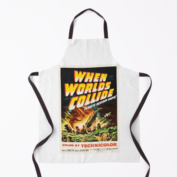 Item preview, When Worlds Collide Retro Poster designed and sold by JoeBensonDesign.