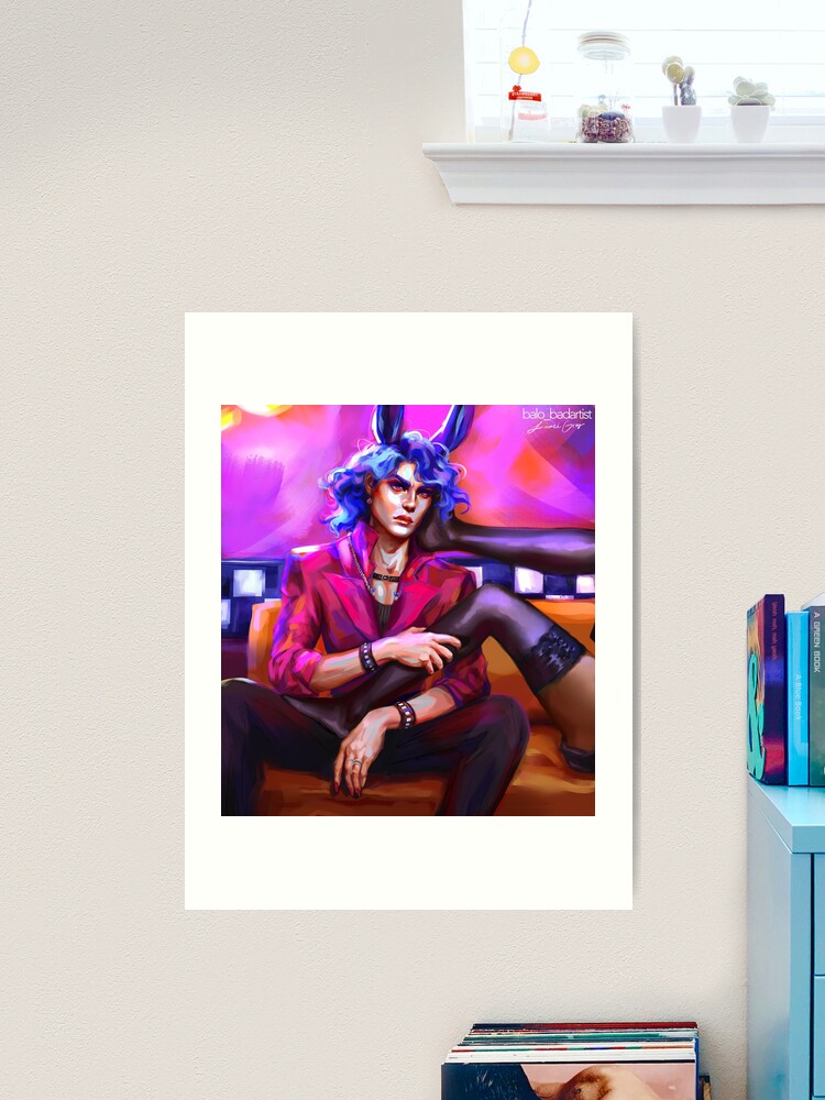 Angry Glamrock Bonnie | Art Board Print