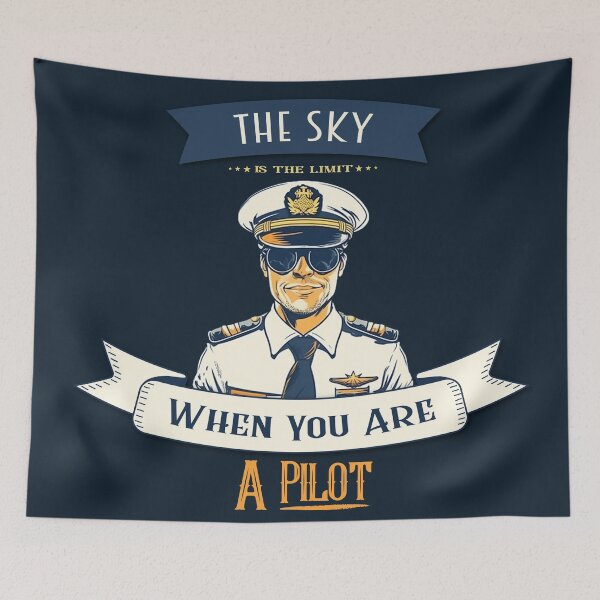 Item preview, The Sky is the Limit When You are a Pilot designed and sold by VectorManiac.