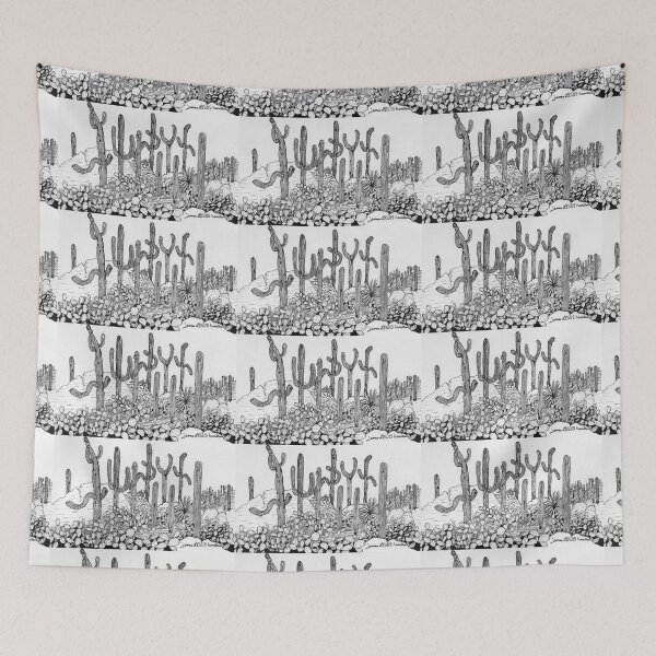 Item preview, Dancing Saguaros designed and sold by James Lewis Hamilton.
