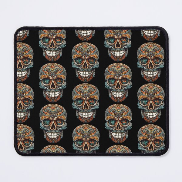 Item preview, Sugar Skull pattern dia de los muertos designed and sold by Animal-ink.