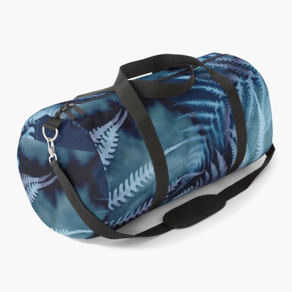 Item preview, Forest Dreaming fern deep rainforest jungle cyanotype art designed and sold by Blue Bower Art.
