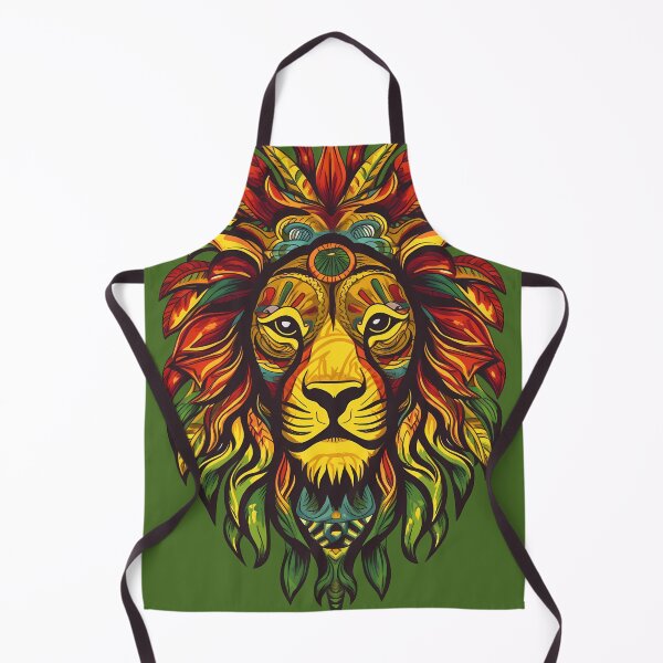 Artikelvorschau, Mandala Jamaican rasta art lion mandala entworfen und verkauft von MDCGraphics.