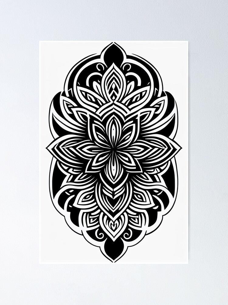 tribal tattoo design vector symmetrical 31736230 Vector Art at Vecteezy
