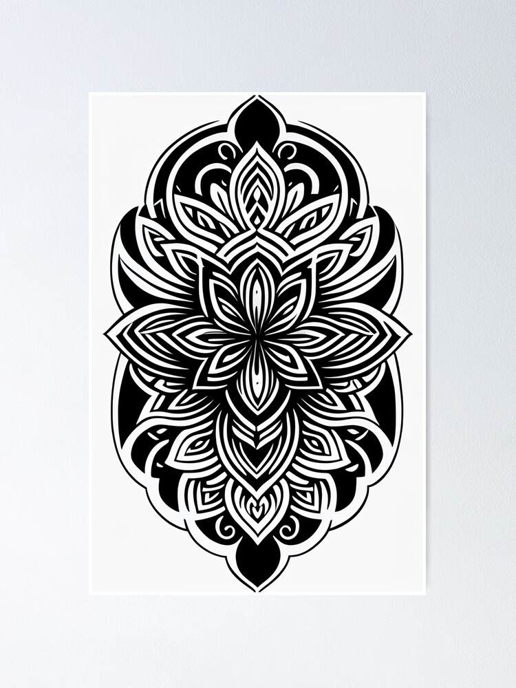 Premium Photo | Minimalistic Symmetrical Kite Tattoo Design In Dark  Symbolism Style