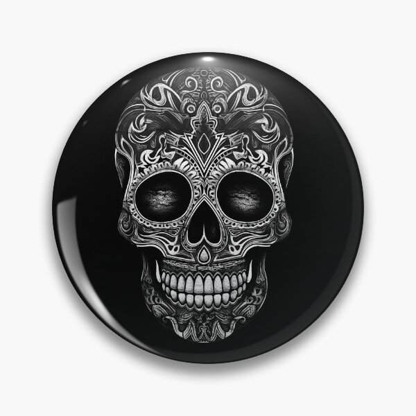 Item preview, Sugar Skull pattern dia de los muertos designed and sold by Animal-ink.
